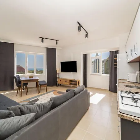 Apartment Sea View Flat Near Lara In Kundu Aksu Antalya